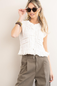 A. Kjaerbede |  Sunglasses with round frame Marvin | brown | Picture 6