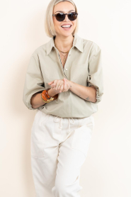 A. Kjaerbede |  Sunglasses with round frame Marvin | brown | Picture 9