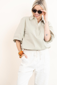 A. Kjaerbede |  Sunglasses with round frame Marvin | brown | Picture 10