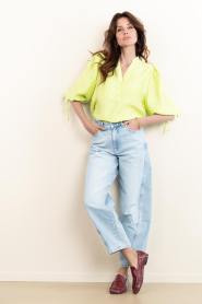 Toral :  Leather croco loafers Peny | burgundy - img5