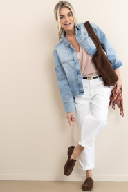 Toral :  Suede loafers Penny | brown - img4
