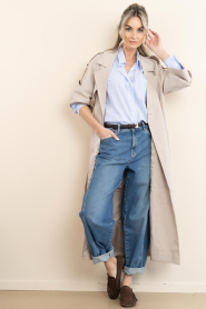 Toral :  Suede loafers Penny | brown - img2