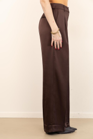 Dante6 :  Satin trousers | brown  - img6