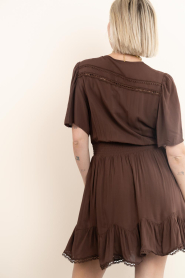 Dante6 |  Mini dress Geroux | brown | Picture 5