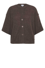 Dante6 |  Alpaca mix cardigan Hiara | brown | Picture 1