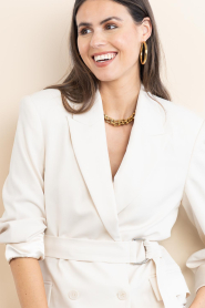 Little Soho :  Chain necklace Bold | gold - img2