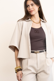 Est'Seven |  Travelwear blouse Alijah | natural | Picture 4