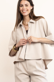 Est'Seven |  Travelwear blouse Alijah | natural | Picture 7