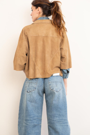 Alter Ego :  Suede blouse Luana | camel - img8