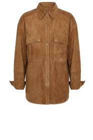 Alter Ego |  Suede blouse/jacket Haya | camel | Picture 1