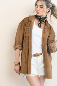 Alter Ego |  Suede blouse/jacket Haya | camel | Picture 5