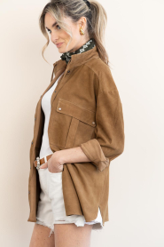 Alter Ego |  Suede blouse/jacket Haya | camel | Picture 7