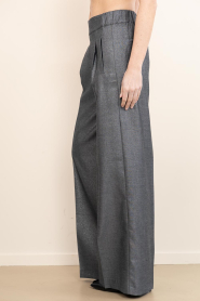 Est'Seven |  High waist glitter trousers Jildau | grey | Picture 7
