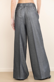 Est'Seven |  High waist glitter trousers Jildau | grey | Picture 8