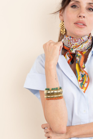 Little Soho :  Shawl with print Grace | multi - img2