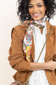 Little Soho :  Shawl with print Grace | multi - img5