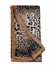 Little Soho :  Shawl with leopard print Leopard | animal print - img8