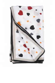 Little Soho |  Shawl with print Loves | multi | Picture 3
