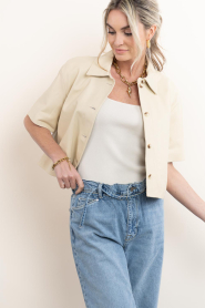 Little Soho :  Bold chain necklace with pendant Lightning | gold - img5