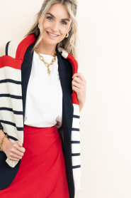 Little Soho :  Bold chain necklace with pendant Lightning | gold - img2