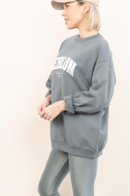 Deblon |  Long sweater with logo | Green | Picture 8