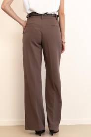 Co'Couture |  Trousers with pleats Falcon | taupe | Picture 7