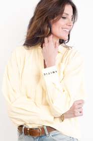 Haute L'Amitié |  Striped blouse Sophie | yellow | Picture 7
