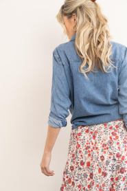 ba&sh |  Denim blouse Adali | blue | Picture 8