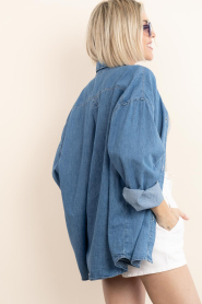 American Vintage |  Denim blouse Izeway | blue | Picture 6