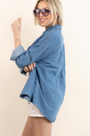 American Vintage |  Denim blouse Izeway | blue | Picture 8