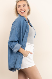 American Vintage |  Denim blouse Izeway | blue | Picture 9