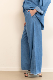 American Vintage |  Wide leg denim jeans Izeway lg 30 | blue | Picture 5