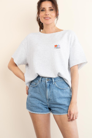 American Vintage :  Cropped T-shirt Atubay | grey - img4