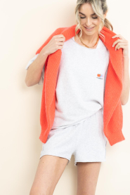 American Vintage :  Cropped T-shirt Atubay | grey - img10