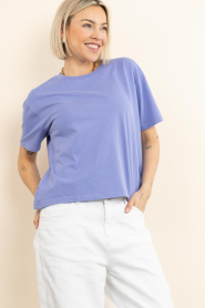 American Vintage |  Boxy T-shirt Fizvalley | purple | Picture 6