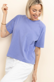 American Vintage |  Boxy T-shirt Fizvalley | purple | Picture 8