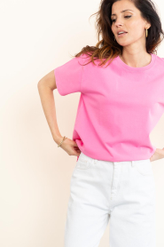 American Vintage :  Boxy T-shirt Fizvalley | pink - img8