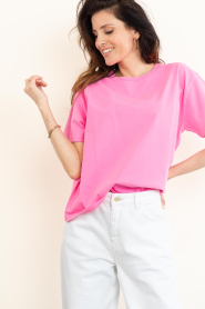 American Vintage :  Boxy T-shirt Fizvalley | pink - img5