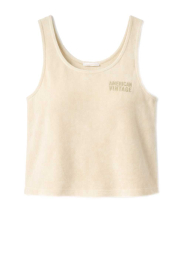American Vintage |  Terry tanktop Fuxow | beige | Picture 1