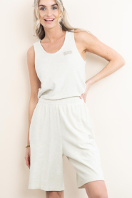 American Vintage |  Terry bermuda short Fuxow | beige | Picture 7
