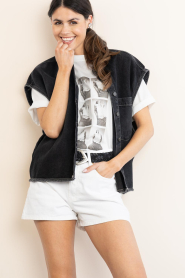 American Vintage :  Denim singlet Yopday | black - img4