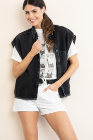 American Vintage :  Denim singlet Yopday | black - img5