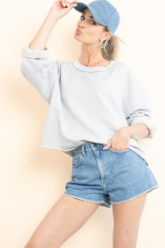 American Vintage |  Boxy soft sweater Dantown | grey | Picture 2