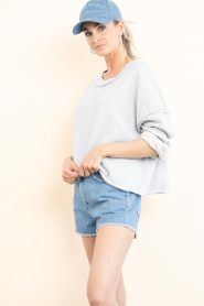 American Vintage |  Boxy soft sweater Dantown | grey | Picture 7