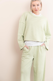 American Vintage |  Boxy soft sweater Dantown | green | Picture 6