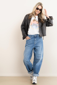 A. Kjaerbede |  Sunglasses with round frame Winnie | brown | Picture 3