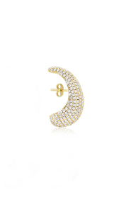 Billion Avenue |  14-carat gold-plated earring Bulb Diamond | gold