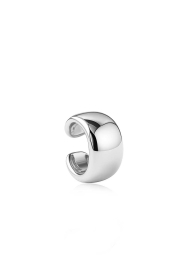 Billion Avenue |  Rhodium-plated earcuff Ara | silver | Picture 1