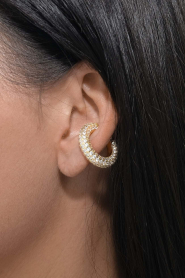 Billion Avenue |  14-carat gold-plated earcuff Kos Diamond | gold | Picture 3
