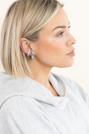 Billion Avenue |  Rhodium-plated earring Bulb Big | silver | Picture 2